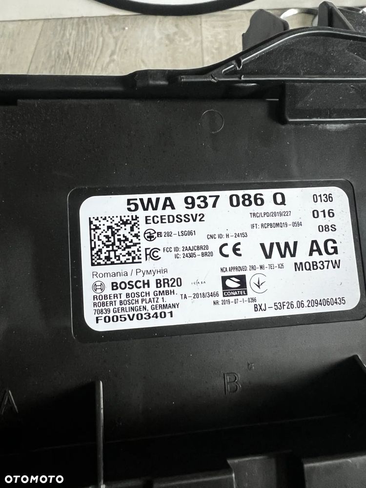 MODUŁ STEROWNIK KOMFORTU SKRZYNKA BEZPIECZNIKÓW AUDI A3 8Y VW GOLF VIII 19- 5WA937086Q 5WA937615 - 5