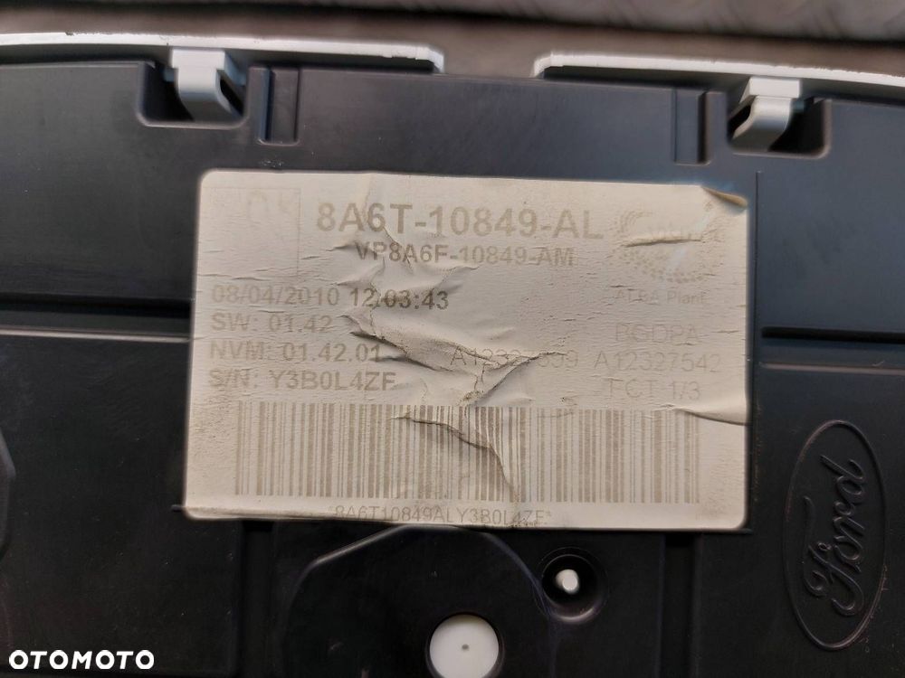 ZESTAW STARTOWY (USZKODZONY) FORD FIESTA MK6 AV21-12A650-BB 1.25 2010r - 10
