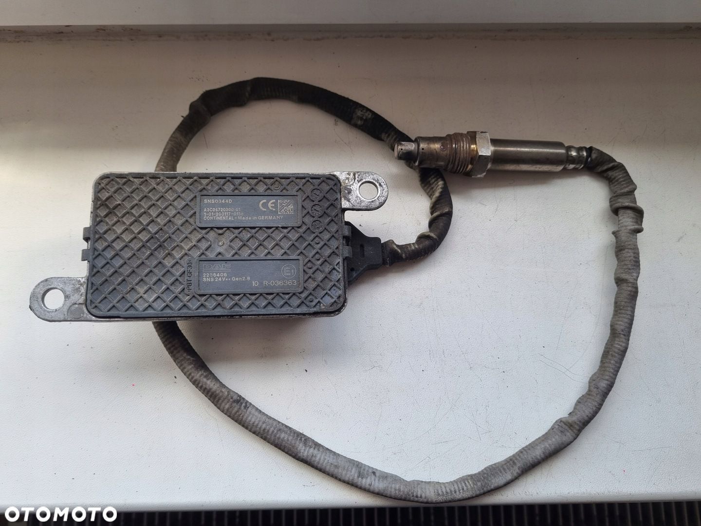 CZUJNIK SONDA SPALIN NOX DAF XF 106 , CF EURO 6 2236406 - 1