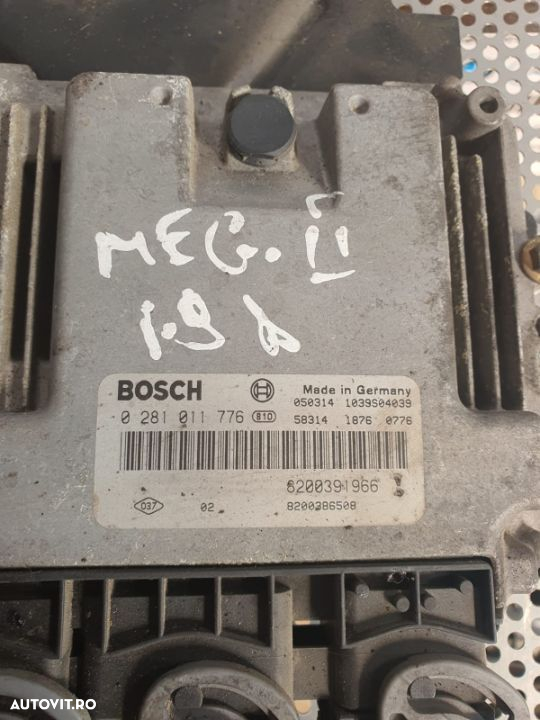 Calculator Motor Ecu Renault Megane 2 1.9 Dci 120 Cai - 2