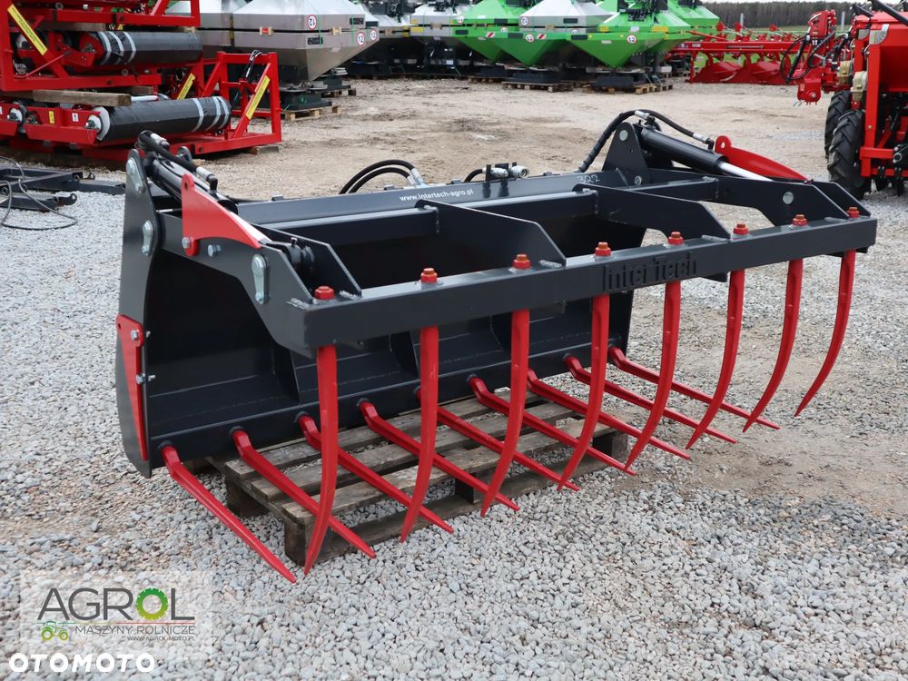 Widło-krokodyl INTER-TECH 1.5m 1,8 m; łyżka/chwytak/paleciak - 10