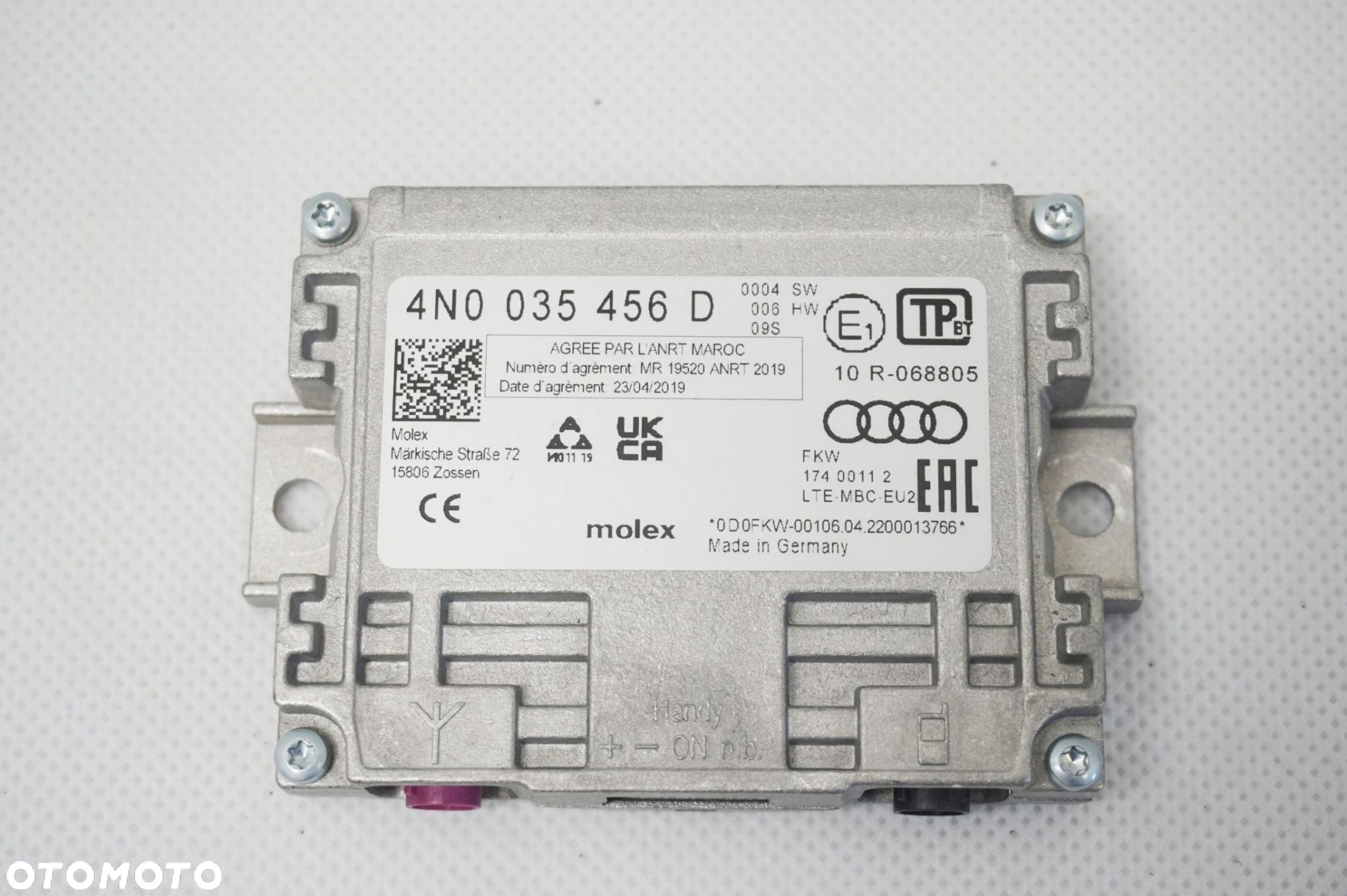 WZMACNIACZ ANTENY VW ID4 ID5 ID.4 ID.5 4N0035456D - 2