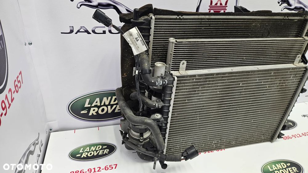 Jaguar XJ 351 LIFT 2015-2019 3.0 SC 340 KM 306PS Komplet chłodnic Chłodnica wody Klimatyzacji Wentylator Pompka wody - 4