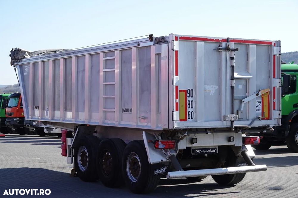 Benalu BASCULANTE ALUMINIU 28 M3 / AXIE LIFTATOR / GREUTATE 5100 KG - 5