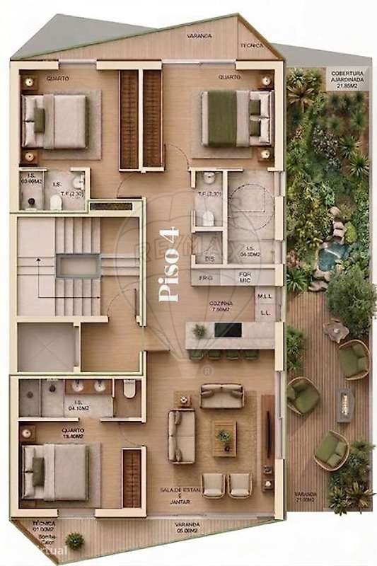 Apartamento T3 para venda - Grande imagem: 3/12