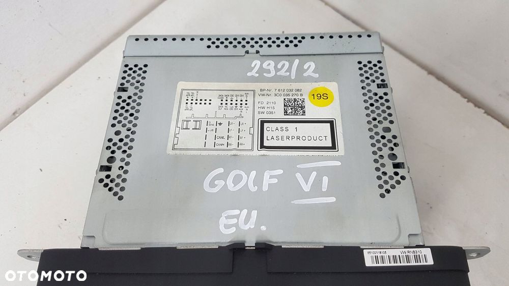 volkswagen golf vi 6 radio cd navi aux - 4