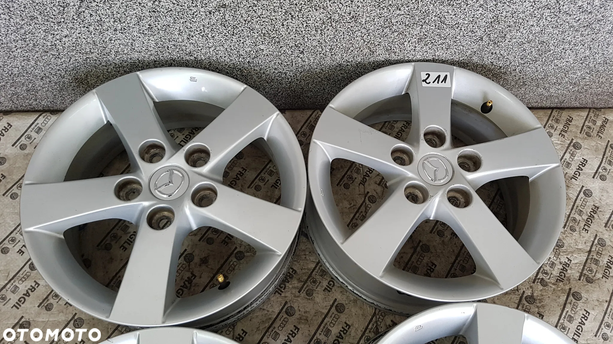 FELGI ALUMINIOWE 5X114,3 6JX15 ET52,5 MAZDA 3 5 6 KIA CEED RIO - 4