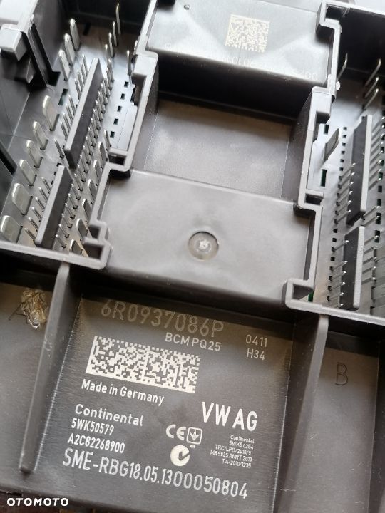 Sterownik Moduł Komfortu BCM Seat Ibiza IV 4 Polo 6R0937086P - 4