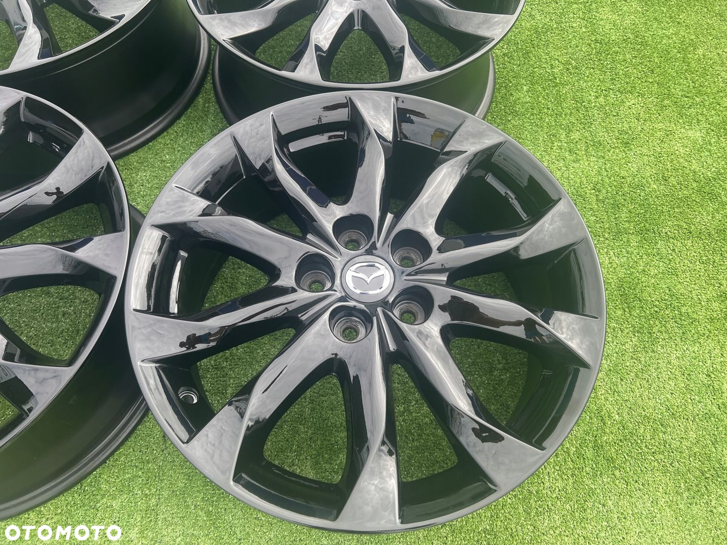 KOMPLET FELG FELGI ALU MAZDA CX-3 CX-30 3 6 CX-5 18 ET50 ORYGINALNE - 8