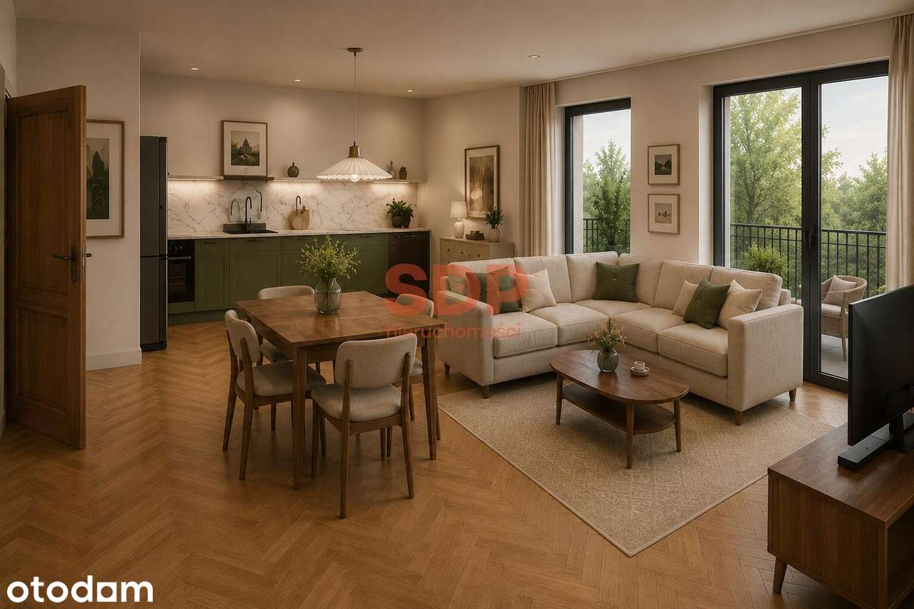 Komfortowe 3 pokoje z balkonem dla rodziny