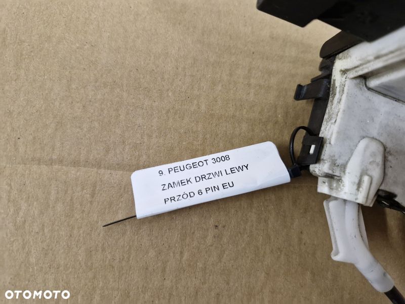 PEUGEOT 3008 1 I ZAMEK DRZWI LEWY PRZÓD PRZEDNI 6 PIN EU 732291 7261X0539J8 - 6