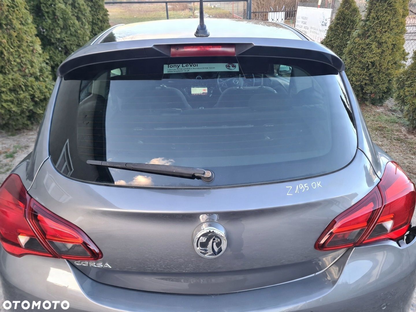 KLAPA BAGAŻNIKA LOTKA OPEL CORSA E OPC LINE Z195 - 1