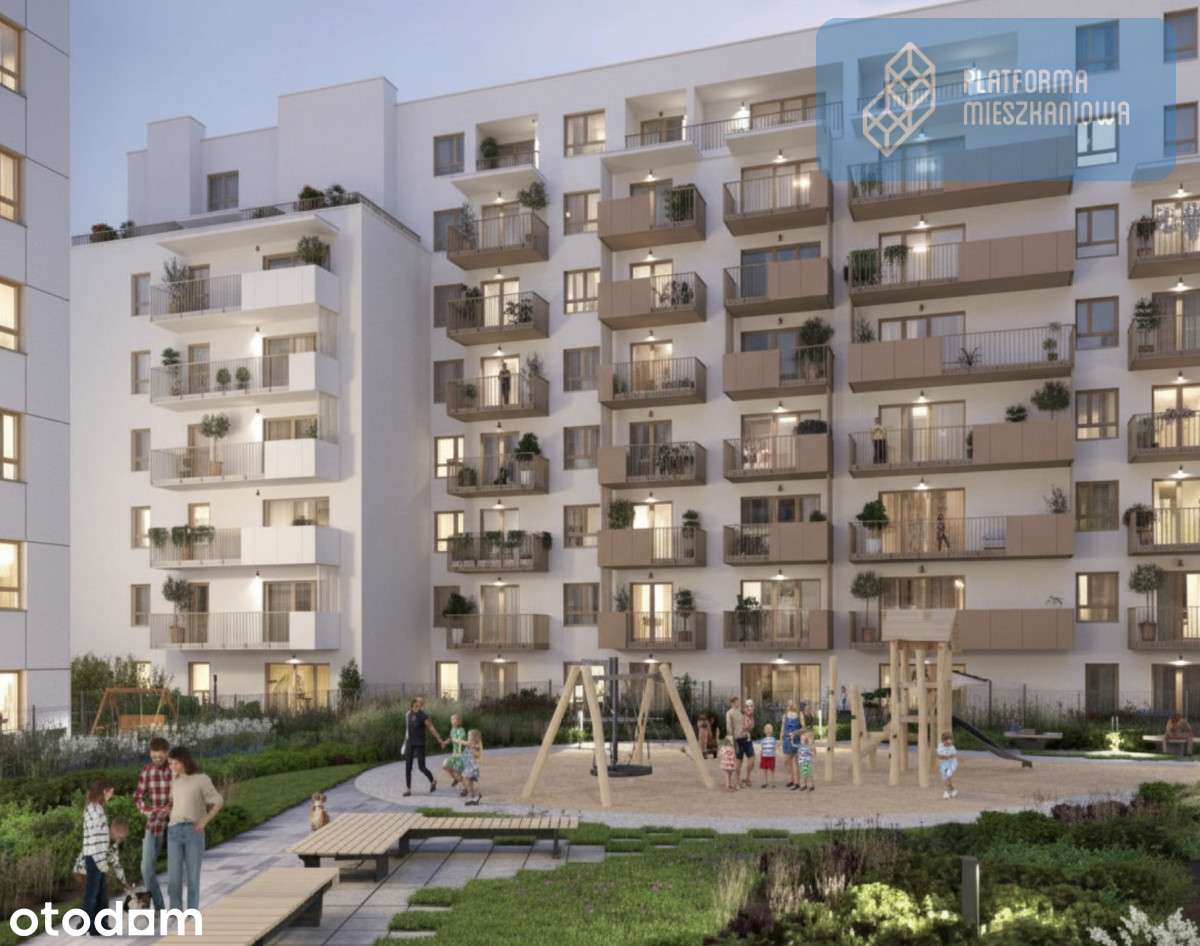 Promocja !!! 2pok !! 30mkw + balkon