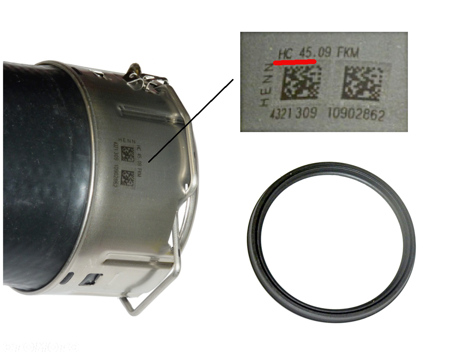 USZCZELKA RURY INTERCOOLERA MASTER MOVANO NV400 2.3 BI TURBO 10- - 2