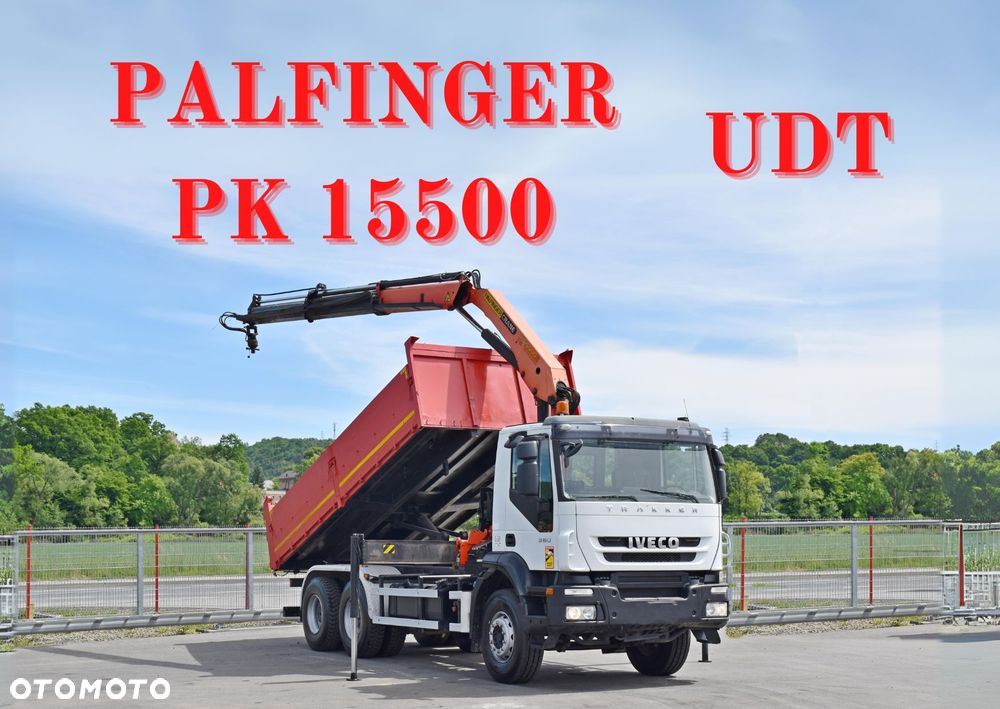 Iveco TRAKKER 360 * WYWROTKA 5,60 m + PK15500 + PILOT/ 6x4 - 1