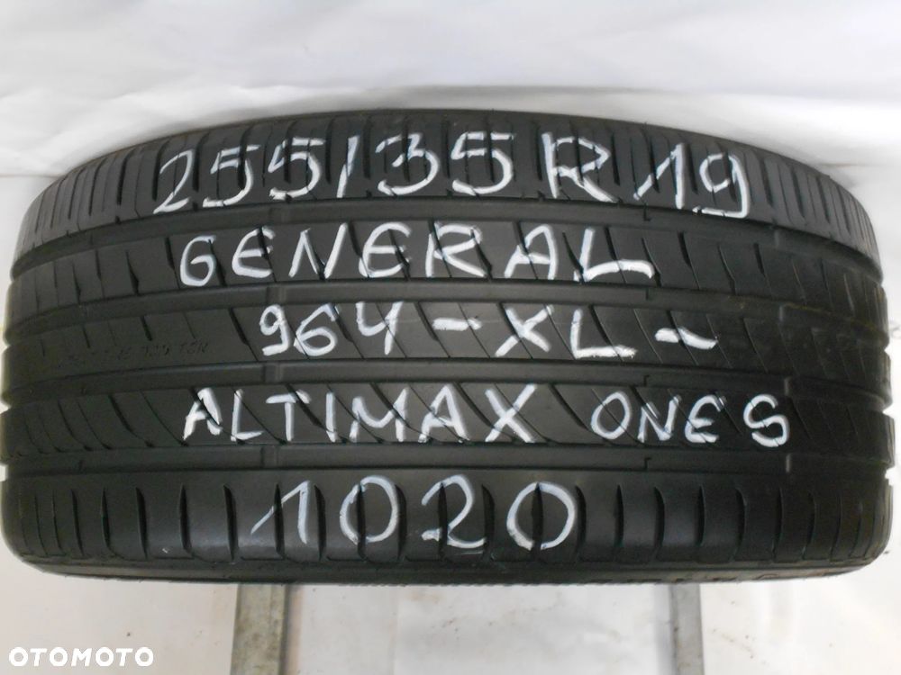 OPONA POJEDYNKA 255/35R19GENERAL ALTIMAX ONE S XL DOT 1020 8MM - 1