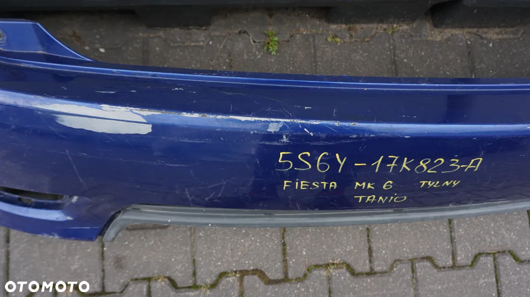ZDERZAK TYŁ FORD FIESTA MK6 5S6Y-17K823-A - 2