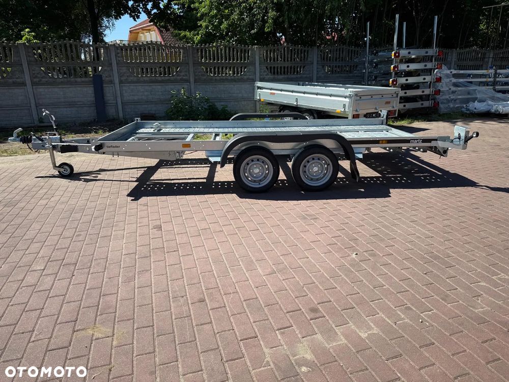 Martz Przyczepa TIEFLADER 400 2T 400x180 cm DMC 2000 kg uchylna laweta samochód quad - 3