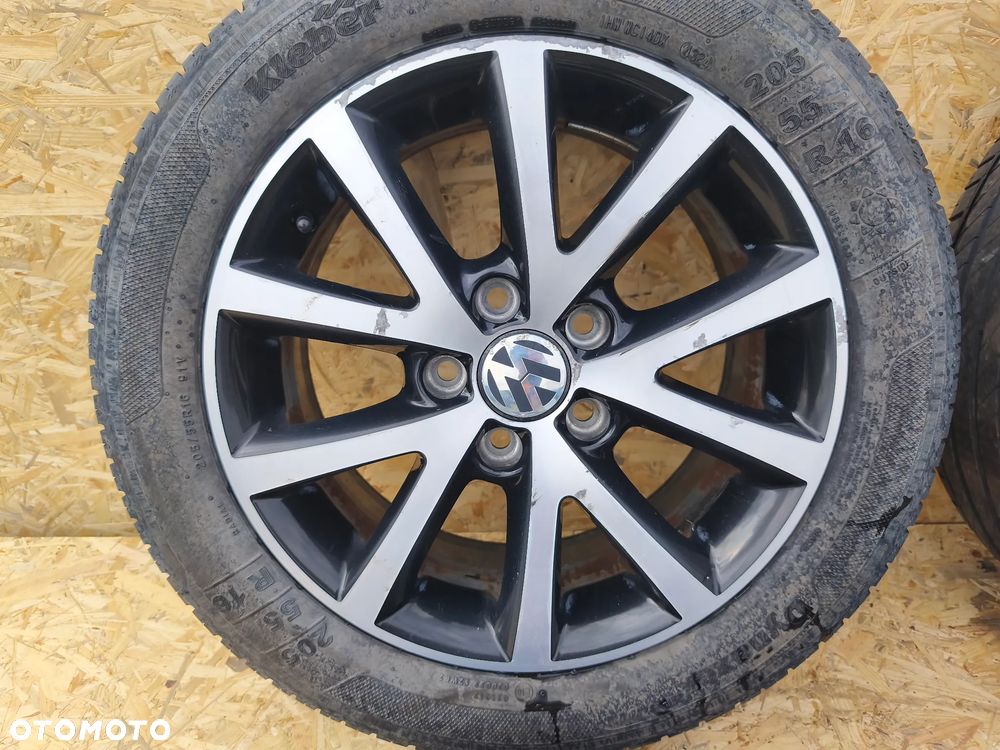 ALUFELGI KOŁA FELGI OPONY 16 CALI 5X112 205/55 16 VOLKSWAGEN GOLF VI, VII, PASSAT - 7