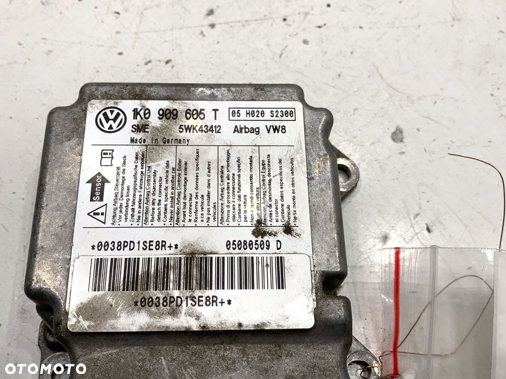 SENSOR AIRBAG  VW GOLF PLUS V (5M1, 521) 2004 - 2013 1.9 TDI 77 kW [105 KM] olej napędowy 2005 - - 4