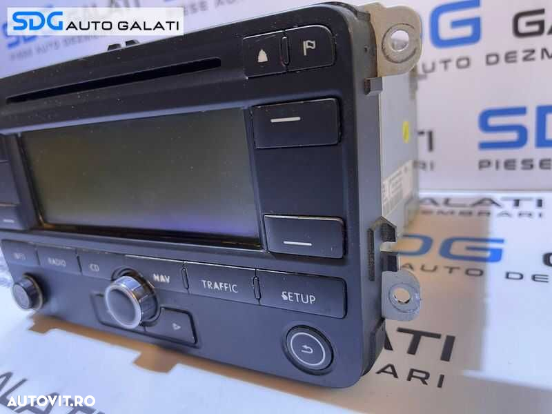 Radio CD Player cu Navigatie GPS RNS 300 VW Passat B6 2005 - 2010 Cod 1K0035191C 7612002042  [C1442] - 3