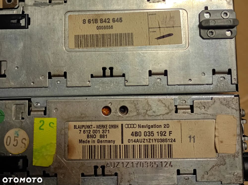 AUDI A6 C5 RADIO ODTWARZACZ NAWIGACJA PLUS GPS 4B0035192F - 3