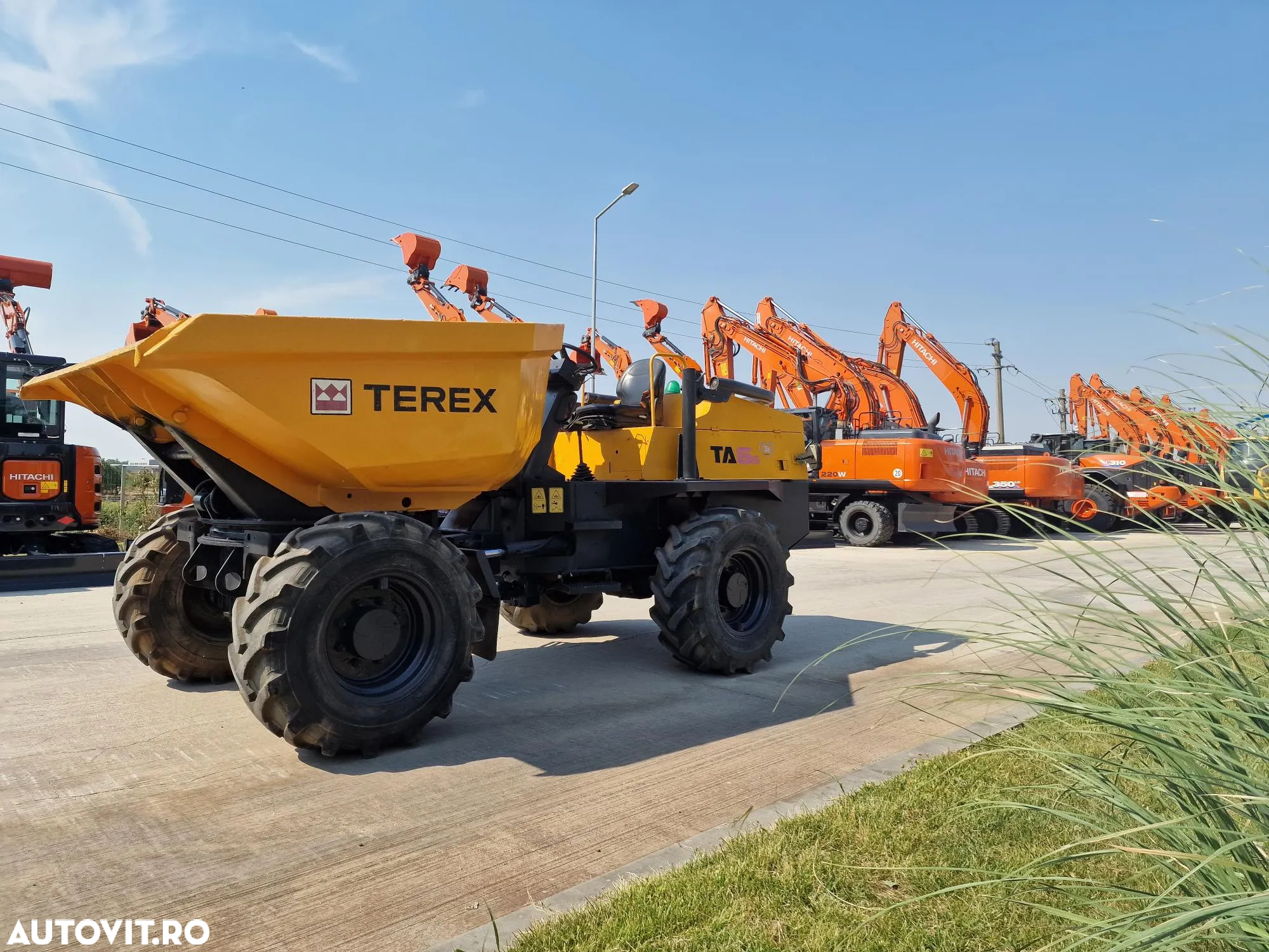 Alta DUMPER 6t TEREX, 4mc, 6t, basc LATERALA,  2.068h, 16900 EUR+tva, motor JCB 75CP, transmisie 4x4, produs in Anglia, Anvelope 90% bune, posiblitate leasing, CONDITIE FOARTE BUNA-PROMOTIE 16.900 EUR+Tva - 12
