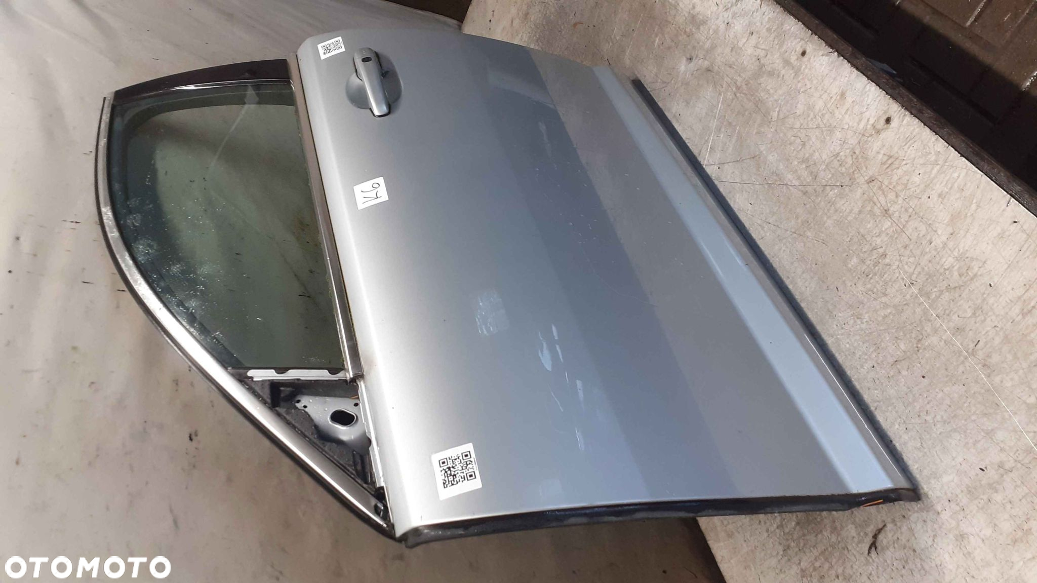 / DRZWI PRZÓD PRZEDNIE LEWE JAGUAR XF MEE SREBRNE - 4