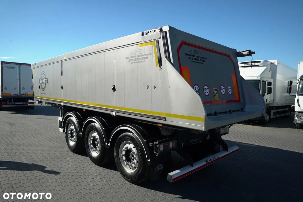 Bodex WYWROTKA 25 m3 / ALUMINIOWA / 2X OŚ PODNOSZONA / 5 300 KG / ALUFELGI / - 5