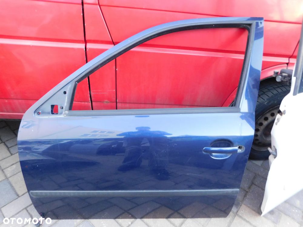 drzwi lewe przód SKODA OCTAVIA I LIFT 00-10 granat