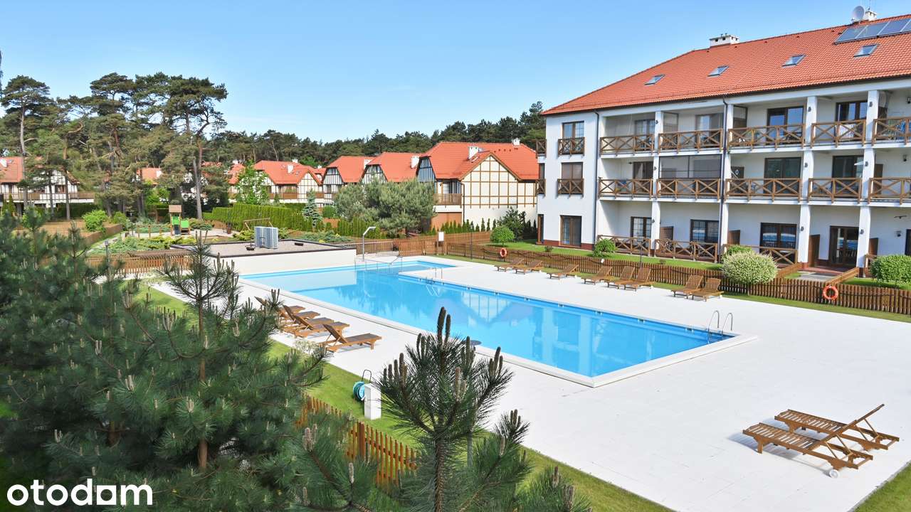 Apartament nad morzem, 2 pokoje, 150 m od plaży, basen