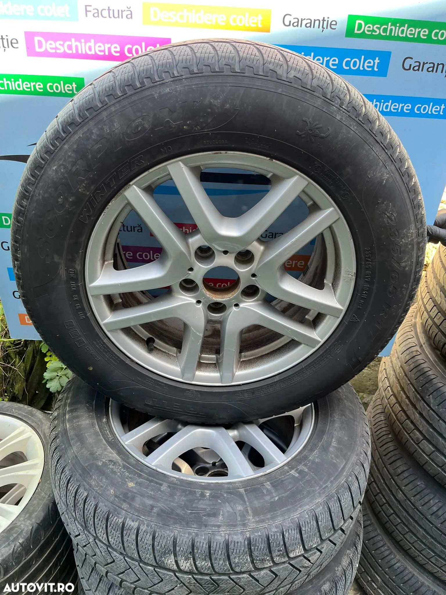 Jante BMW x5 e53 cauciucuri de iarna 235 65 17 - 1