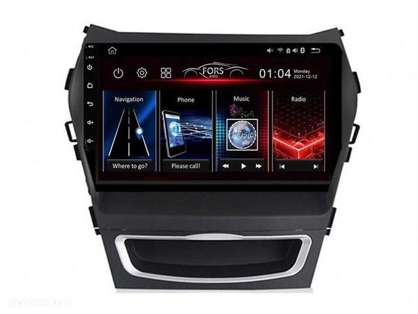 Radio samochodowe Android Hyundai Santa FeX45 (9") 2012.-2017