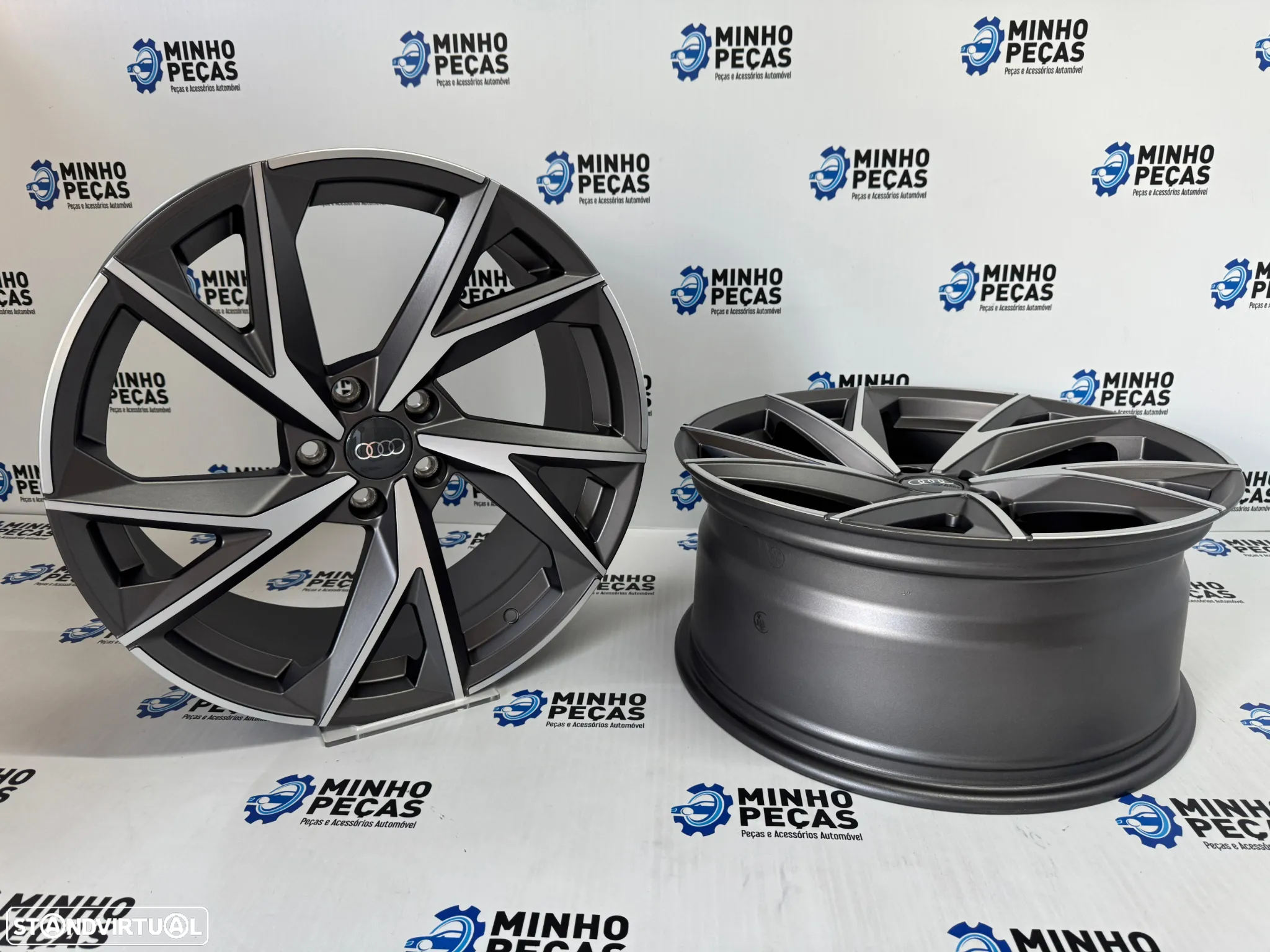 Jantes Look Audi R8 em 19 (5x112) Gunmetal Polish - 4