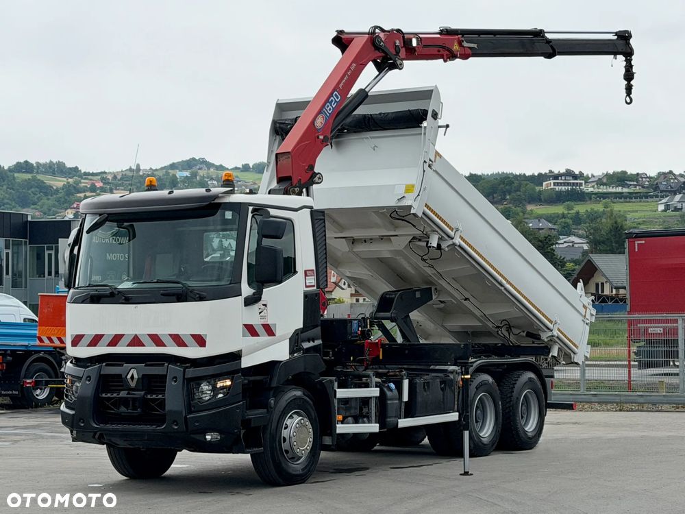 Renault C 380 * WYWROTKA 5,20 m + HMF 1820 - K2  + PILOT + BORDMATIC * 6x4 - 2