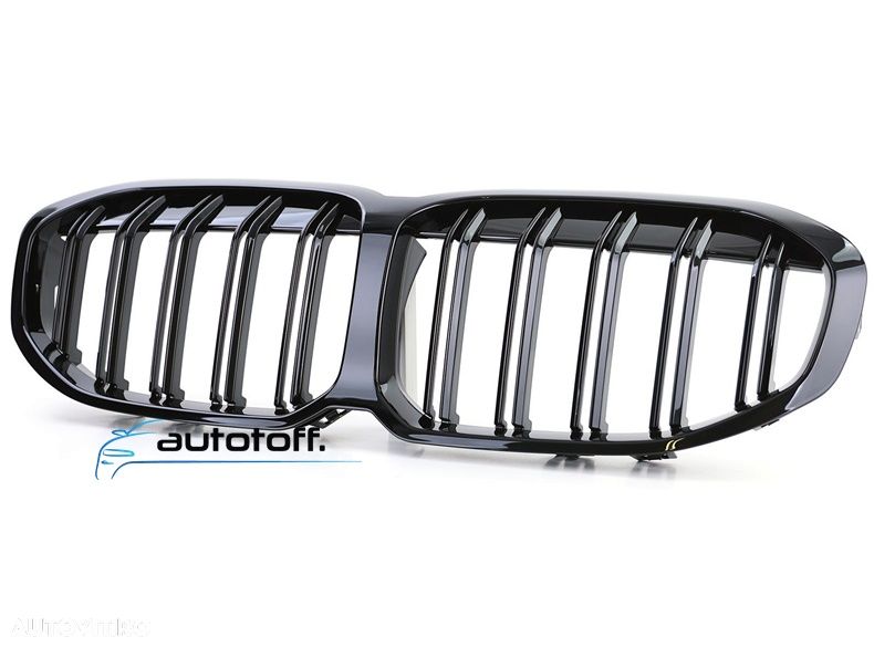 Grile duble BMW F40 F41 Seria 1 (2020+) Negru lucios - 3