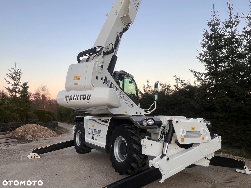 Manitou 2150 Mrt MANITOU ŁADOWARKA TELESKOPOWA Roto  widły kosz PILOT do sterowania  2016/17 1840 2540 2550 kolor od nowości biały Mercedes silnik - 30