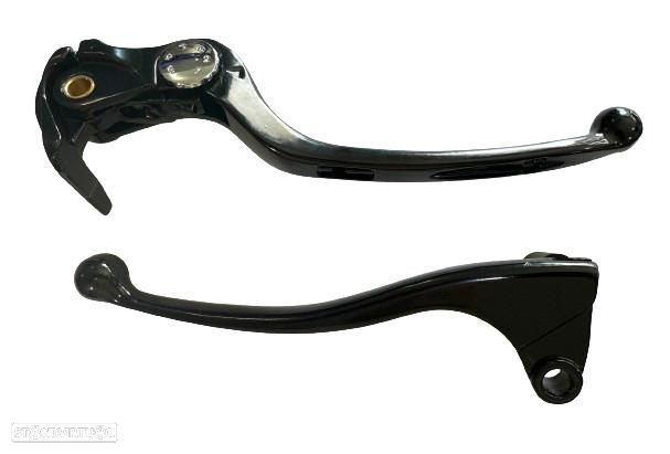 par manetes kawasaki zx6r 2005 - 2006  black - 1
