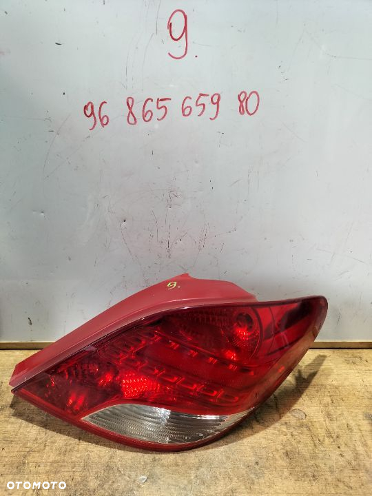 PEUGEOT 207 LIFT HATCHBACK NR 96 865 659 80 LAMPA TYLNA TYŁ PRAWA