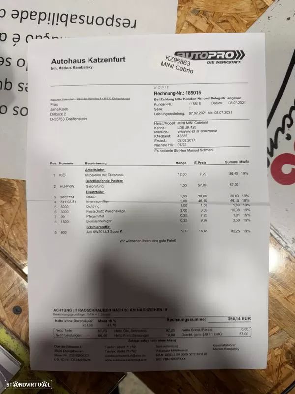 MINI Cabrio Cooper SD Auto Desportiva - 34