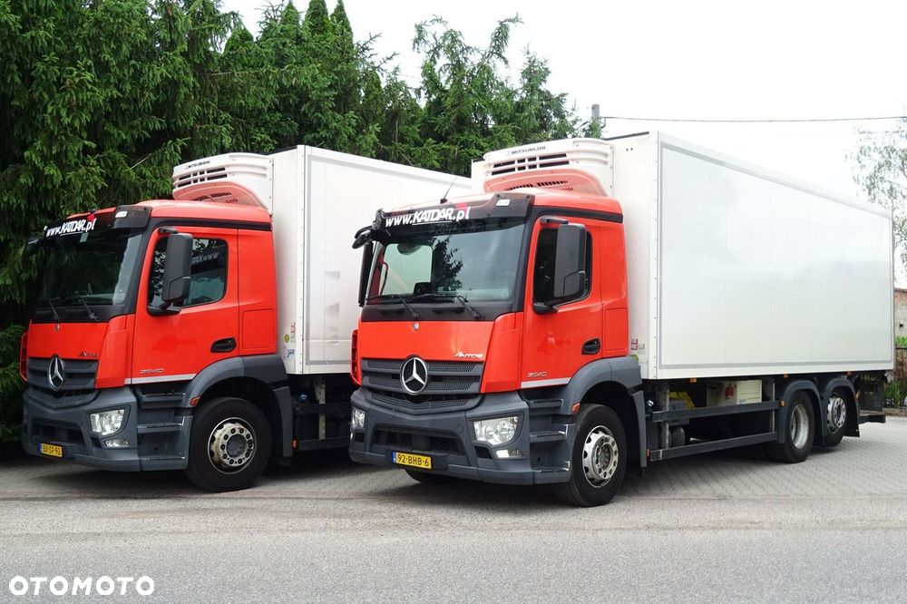Mercedes-Benz Antos 2840 sypialna euro 6 kontener chłodnia 18 palet 3 osie - 2