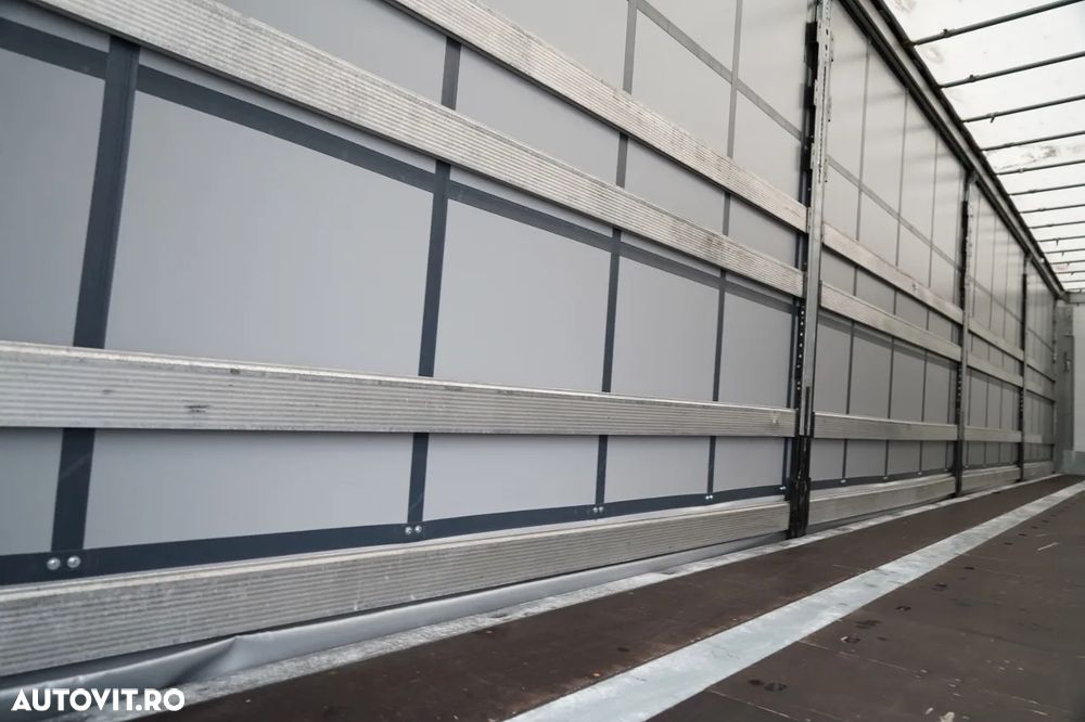 Schmitz Cargobull CORTINĂ / STANDARD / CAMION DIN OȚEL - 9 M / ACOPERIȘ CULISANT / AXĂ CULISANTĂ / - 16