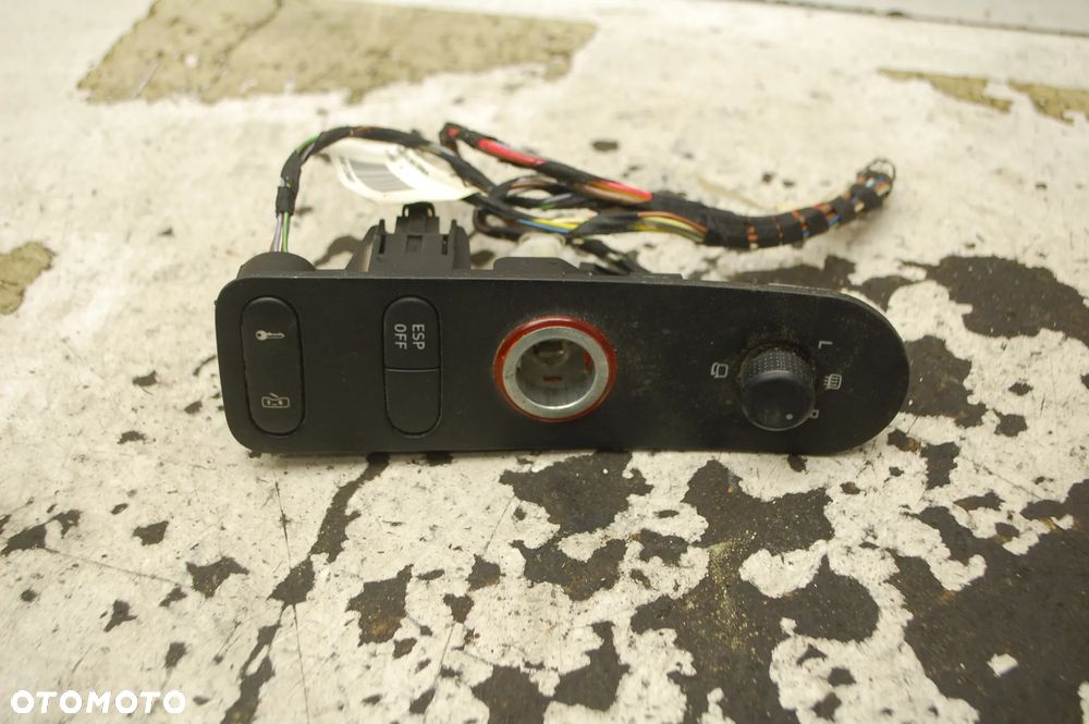 PRZEŁĄCZNIK ZESPOLONY LUSTEREK ZAPALNICZKA BLOKADA DRZWI 5P0863263 SEAT LEON II ALTEA TOLEDO III 5P0959565 - 4