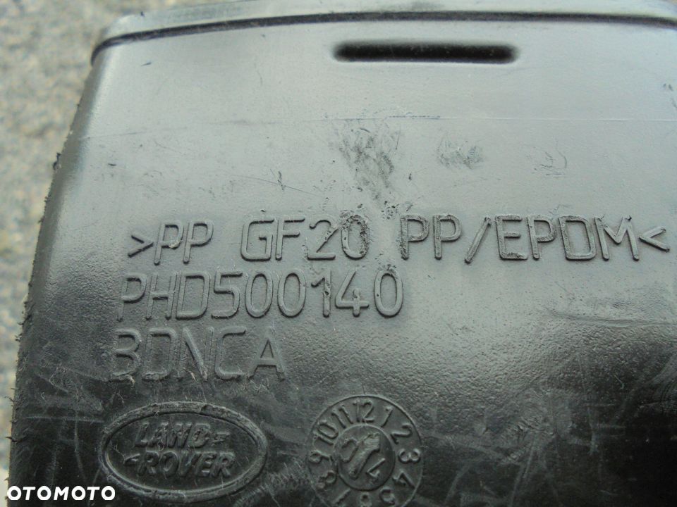 Rura wąż przewód intercoolera RANGE ROVER VOGUE L322 3.0D PHD500140 - 2