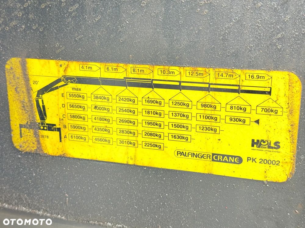 MAN * TGA 26-440 * 6x4 Hydrodrive * HDS Palfinger PK 20002 * Bardzo Dobry Stan - 16
