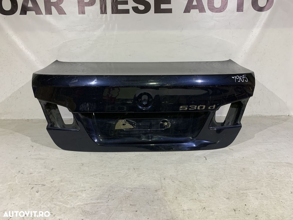 Capota portbagaj, BMW Seria 5 F10, Berlina, Sedan, 2010, 2011, 2012, 2013, 2014, 2015, 2016. - 1
