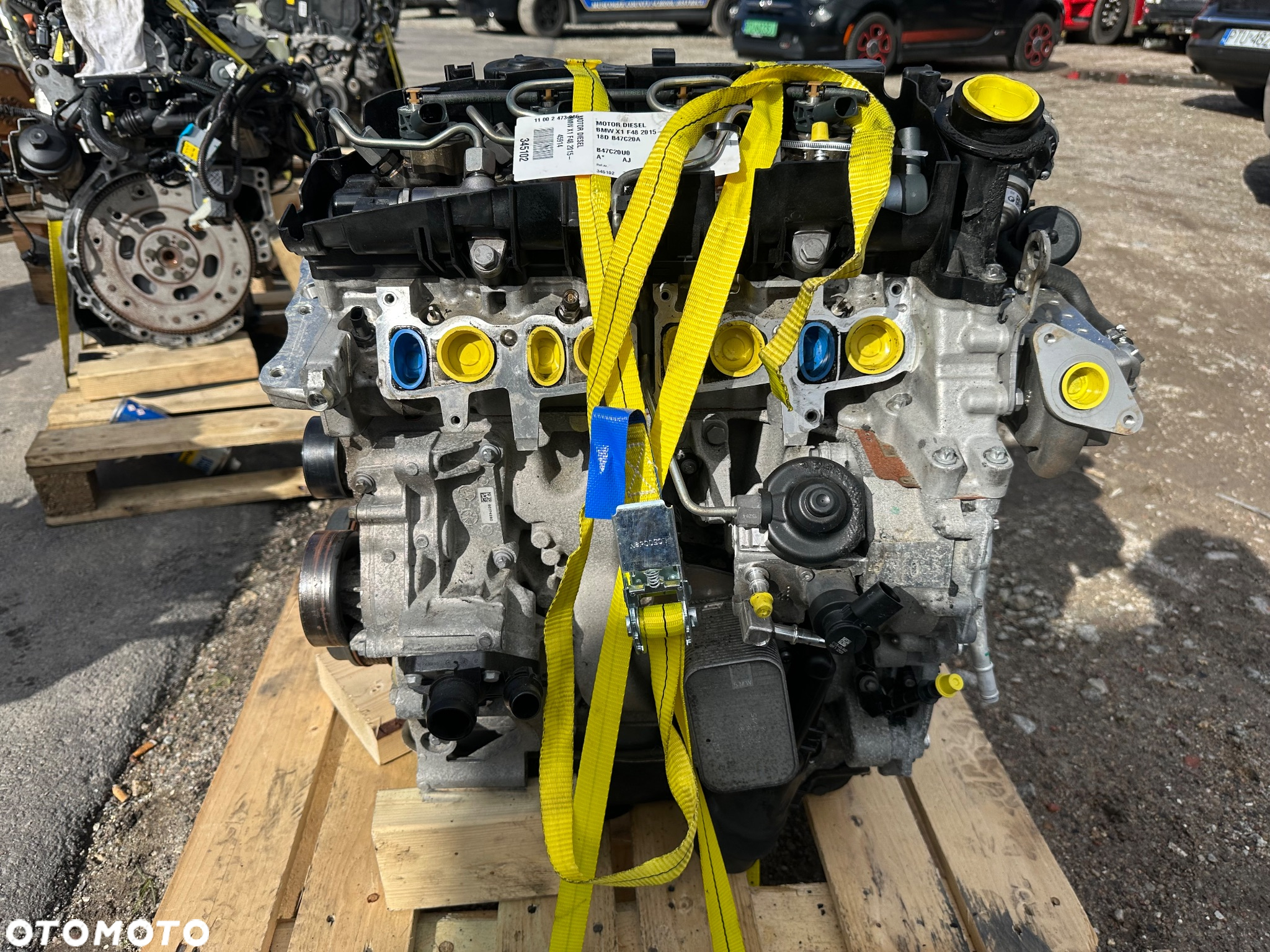 KOMPLETNY SILNIK BMW 18D B47C20A 50 000KM. - 9