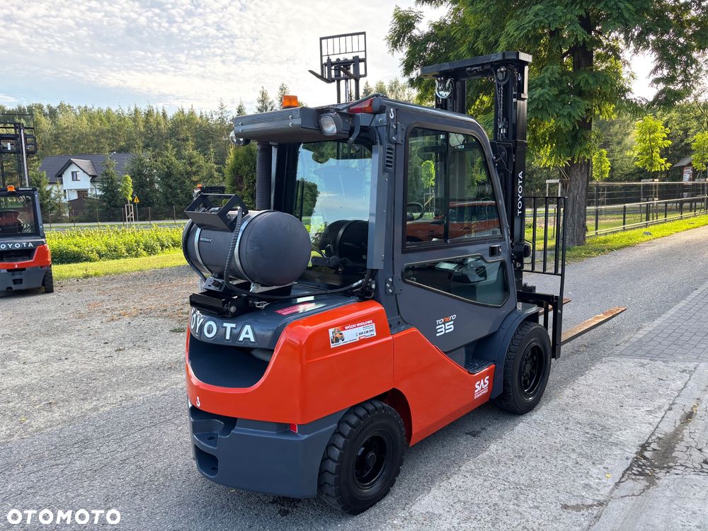 Toyota 8FGJF35 GWARANCJA LPG wolny skok KLIMATYZACJA KABINA DOSTAWA 64 950 NETTO - 6