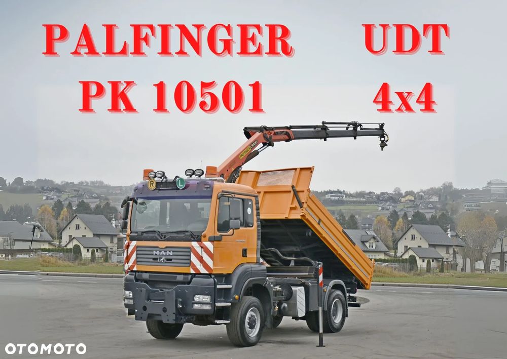 MAN TGA 18.360 * WYWROTKA 4,10 m * PK 10501 + PILOT * 4x4 * STAN BDB - 1