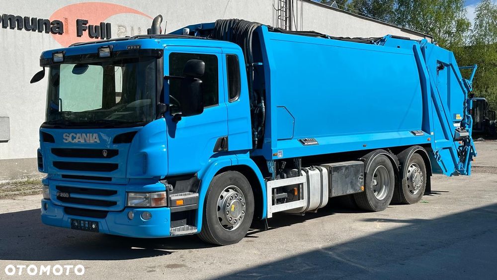 Scania P280 śmieciarka dwukomorowa JOAB 20m3 EURO 5 - 2